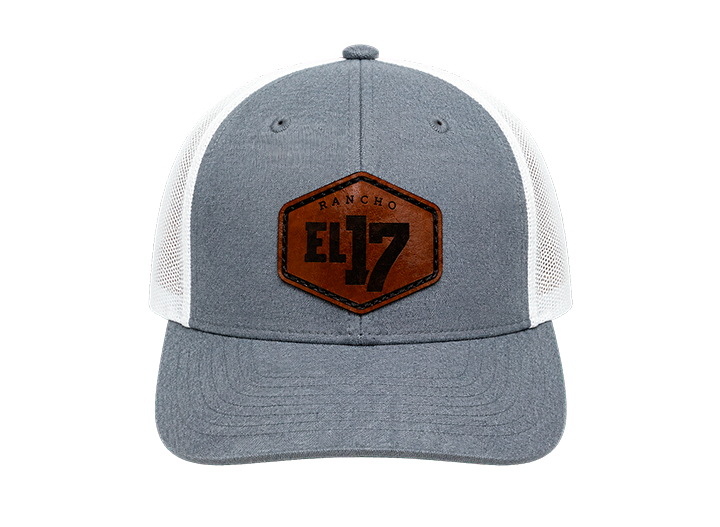 Gorra Rancho el 17 c/ parche de cuero