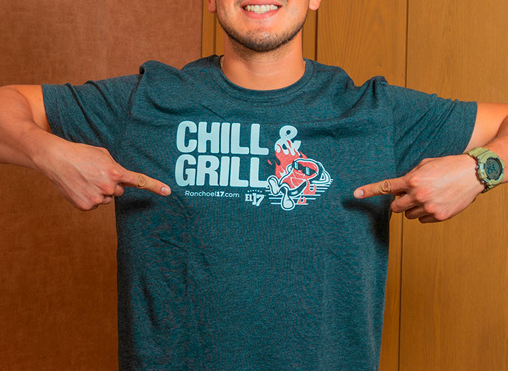 Playera Chill & Grill Rancho el 17